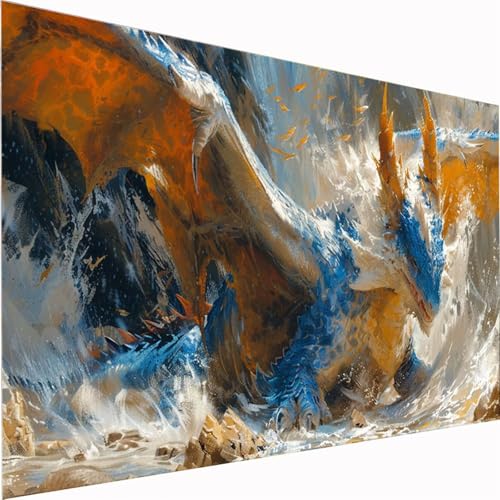 Diamond Painting Tier, Abstrakt Diamond Painting Erwachsene Bilder Kit 5D Diamonds Bastelset, Quadrat Diamanten Malerei Stickerei Kreuzstich für Beginner für Home Wand Dekor Geschenk 90x180cm Z1-122 Diamond Painting Tier, Abstrakt Diamond Painting Erwachsene Bilder Kit 5D Diamonds Bastelset, Quadrat Diamanten Malerei Stickerei Kreuzstich für Beginner für Home Wand Dekor Geschenk 90x180cm Z1-122 von Zhynfiie