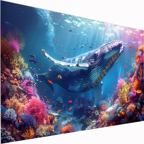 Diamond Painting Tier, Koralle Diamond Painting Erwachsene Bilder Kit 5D DIY Diamonds Bastelset, Quadrat Diamanten Malerei Stickerei Kreuzstich für Beginner für Home Wand Dekor Geschenk40x80cm Z1-94 Diamond Painting Tier, Koralle Diamond Painting Erwachsene Bilder Kit 5D DIY Diamonds Bastelset, Quadrat Diamanten Malerei Stickerei Kreuzstich für Beginner für Home Wand Dekor Geschenk40x80cm Z1-94 von Zhynfiie