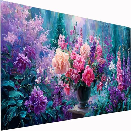 Diamond Painting Vase, Blume Diamond Painting Erwachsene Bilder Kit 5D DIY Diamonds Bastelset, Quadrat Diamanten Malerei Stickerei Kreuzstich für Beginner für Home Wand Dekor Geschenk100x200cm Z1-898 Diamond Painting Vase, Blume Diamond Painting Erwachsene Bilder Kit 5D DIY Diamonds Bastelset, Quadrat Diamanten Malerei Stickerei Kreuzstich für Beginner für Home Wand Dekor Geschenk100x200cm Z1-898 von Zhynfiie