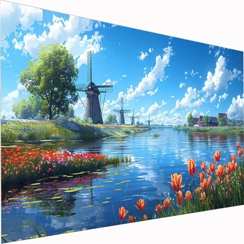 Diamond Painting Weiße Wolke, Blume Diamond Painting Erwachsene Bilder Kit 5D DIY Diamonds Bastelset, QuadratDiamanten Malerei Stickerei Kreuzstich für Beginner für Home Wand Dekor 40x80cm Z1-80 Diamond Painting Weiße Wolke, Blume Diamond Painting Erwachsene Bilder Kit 5D DIY Diamonds Bastelset, QuadratDiamanten Malerei Stickerei Kreuzstich für Beginner für Home Wand Dekor 40x80cm Z1-80 von Zhynfiie