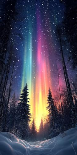 Malen Nach Zahlen Erwachsene, Aurora Malen Nach Zahlen Winter Paint by Numbers Bastelset DIY Handgemalt Ölgemälde Kit mit 3 - Pinseln und Acrylfarbe für Deko Wohnzimmer, 40x80 cm Ohne Rahmen F1-818 Malen Nach Zahlen Erwachsene, Aurora Malen Nach Zahlen Winter Paint by Numbers Bastelset DIY Handgemalt Ölgemälde Kit mit 3 - Pinseln und Acrylfarbe für Deko Wohnzimmer, 40x80 cm Ohne Rahmen F1-818 von Zhynfiie