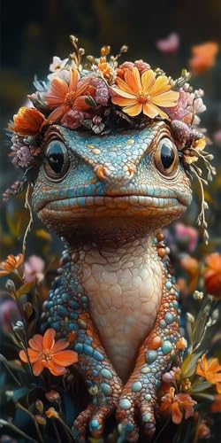 Malen Nach Zahlen Tier Blume,Malen Nach Zahlen Erwachsene Groß XXL 60x120cm,DIY Handgemalt Ölgemälde Bastelset für Anfänger mit 3 Pinseln und Acrylfarbe für Halloween Deko Geschenk,Ohne Rahmen F1-811 Malen Nach Zahlen Tier Blume,Malen Nach Zahlen Erwachsene Groß XXL 60x120cm,DIY Handgemalt Ölgemälde Bastelset für Anfänger mit 3 Pinseln und Acrylfarbe für Halloween Deko Geschenk,Ohne Rahmen F1-811 von Zhynfiie