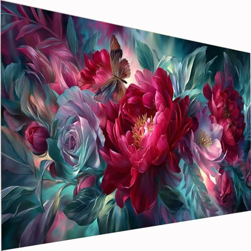 Schmetterling Diamond Painting Groß XXL 100x200cm, Basteln Erwachsene Diamond Painting Set, 5D DIY Blume Diamant Paintings Bilder Erwachsene, Diamond-painting Set für Deko Wohnzimmer Geschenke Z1-889 Schmetterling Diamond Painting Groß XXL 100x200cm, Basteln Erwachsene Diamond Painting Set, 5D DIY Blume Diamant Paintings Bilder Erwachsene, Diamond-painting Set für Deko Wohnzimmer Geschenke Z1-889 von Zhynfiie