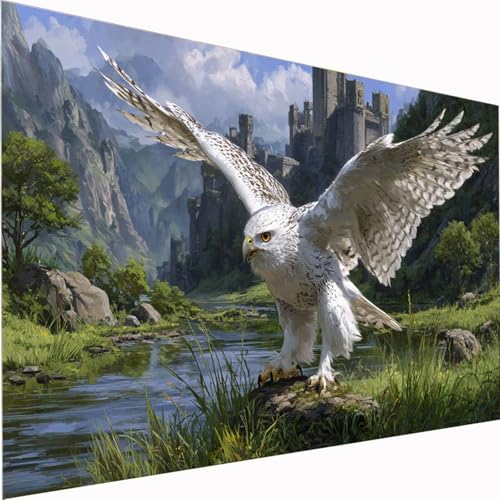 See Diamond Painting Groß XXL 100x200cm,Basteln Erwachsene Diamond Painting Set,5D DIY Adler Diamant Paintings Bilder Erwachsene,Diamond-painting Set für Deko Wohnzimmer,Geschenke für Frauen Z1-909 See Diamond Painting Groß XXL 100x200cm,Basteln Erwachsene Diamond Painting Set,5D DIY Adler Diamant Paintings Bilder Erwachsene,Diamond-painting Set für Deko Wohnzimmer,Geschenke für Frauen Z1-909 von Zhynfiie