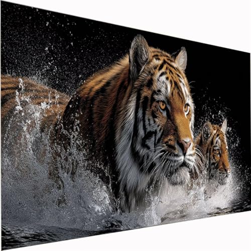 Tiger Diamond Painting Groß XXL 100x200cm,Basteln Erwachsene Diamond Painting Set,5D DIY Tier Diamant Paintings Bilder Erwachsene,Diamond-painting Set für Deko Wohnzimmer,Geschenke für Frauen Z1-905 Tiger Diamond Painting Groß XXL 100x200cm,Basteln Erwachsene Diamond Painting Set,5D DIY Tier Diamant Paintings Bilder Erwachsene,Diamond-painting Set für Deko Wohnzimmer,Geschenke für Frauen Z1-905 von Zhynfiie