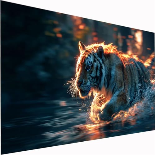 Tiger Diamond Painting Groß XXL 100x200cm,Basteln Erwachsene Diamond Painting Set,5D DIY Tier Diamant Paintings Bilder Erwachsene,Diamond-painting Set für Deko Wohnzimmer,Geschenke für Frauen Z1-907 Tiger Diamond Painting Groß XXL 100x200cm,Basteln Erwachsene Diamond Painting Set,5D DIY Tier Diamant Paintings Bilder Erwachsene,Diamond-painting Set für Deko Wohnzimmer,Geschenke für Frauen Z1-907 von Zhynfiie