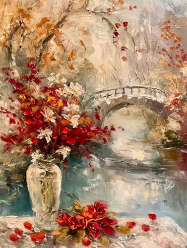 Landschaft Malen Nach Zahlen Blume Malen Nach Zahlen Erwachsene mit Rahmen Handgemalt Olgemälde Set Mit 3 - Pinseln und Acrylfarbe Farbige Leinwand Paint by Numbers Deko Wohnzimmer 100x135cm -y33C Landschaft Malen Nach Zahlen Blume Malen Nach Zahlen Erwachsene mit Rahmen Handgemalt Olgemälde Set Mit 3 - Pinseln und Acrylfarbe Farbige Leinwand Paint by Numbers Deko Wohnzimmer 100x135cm -y33C von Zhyolei