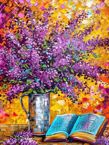 Malen Nach Zahlen Blume Malen Nach Zahlen Erwachsene Buch Paint by Numbers Mit 3 - Pinseln und Acrylfarbe Farbige Leinwand Kit für ab 9 Jahre Mädchen Handgemalt Olgemälde Set 30x40cm mit Rahmen -r50L Malen Nach Zahlen Blume Malen Nach Zahlen Erwachsene Buch Paint by Numbers Mit 3 - Pinseln und Acrylfarbe Farbige Leinwand Kit für ab 9 Jahre Mädchen Handgemalt Olgemälde Set 30x40cm mit Rahmen -r50L von Zhyolei
