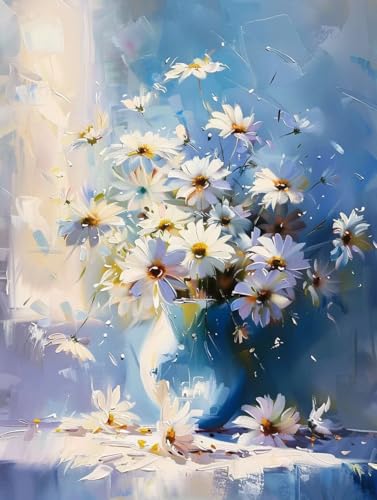 Malen Nach Zahlen Blume Malen Nach Zahlen Erwachsene Chrysantheme Paint by Numbers Mit Pinseln und Acrylfarbe Farbige Leinwand Kit für ab 9 Jahre Mädchen Handgemalt Olgemälde 50x65cm ohne Rahmen -y48Z Malen Nach Zahlen Blume Malen Nach Zahlen Erwachsene Chrysantheme Paint by Numbers Mit Pinseln und Acrylfarbe Farbige Leinwand Kit für ab 9 Jahre Mädchen Handgemalt Olgemälde 50x65cm ohne Rahmen -y48Z von Zhyolei