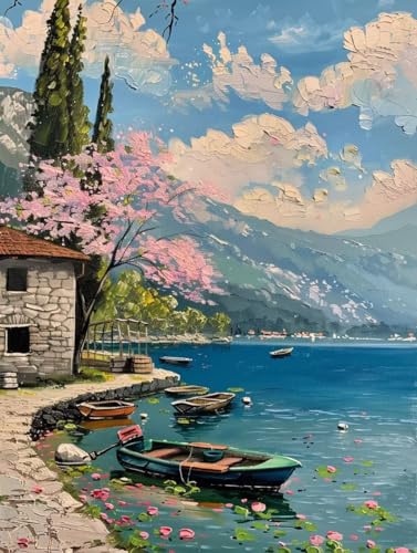 Malen Nach Zahlen Landschaft Malen Nach Zahlen Erwachsene Boot Paint by Numbers Mit Pinseln und Acrylfarbe Farbige Leinwand Kit für ab 9 Jahre Mädchen Handgemalt Olgemälde 40x50cm ohne Rahmen -t587 Malen Nach Zahlen Landschaft Malen Nach Zahlen Erwachsene Boot Paint by Numbers Mit Pinseln und Acrylfarbe Farbige Leinwand Kit für ab 9 Jahre Mädchen Handgemalt Olgemälde 40x50cm ohne Rahmen -t587 von Zhyolei