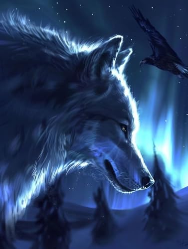 Malen Nach Zahlen Tier Malen Nach Zahlen Erwachsene Wolf Paint by Numbers Mit 3 - Pinseln und Acrylfarbe Farbige Leinwand Kit für ab 9 Jahre Mädchen Handgemalt Olgemälde Set 50x65cm mit Rahmen -t46G Malen Nach Zahlen Tier Malen Nach Zahlen Erwachsene Wolf Paint by Numbers Mit 3 - Pinseln und Acrylfarbe Farbige Leinwand Kit für ab 9 Jahre Mädchen Handgemalt Olgemälde Set 50x65cm mit Rahmen -t46G von Zhyolei