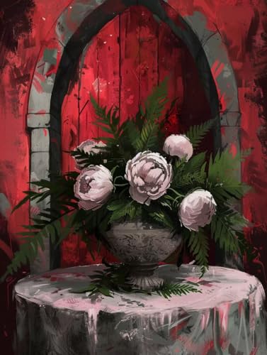 Rose Malen Nach Zahlen Blume Malen Nach Zahlen Erwachsene mit Rahmen Handgemalt Olgemälde Set Mit 3 - Pinseln und Acrylfarbe Farbige Leinwand Paint by Numbers Adult für Deko Wohnzimmer 50x65cm -r196 Rose Malen Nach Zahlen Blume Malen Nach Zahlen Erwachsene mit Rahmen Handgemalt Olgemälde Set Mit 3 - Pinseln und Acrylfarbe Farbige Leinwand Paint by Numbers Adult für Deko Wohnzimmer 50x65cm -r196 von Zhyolei