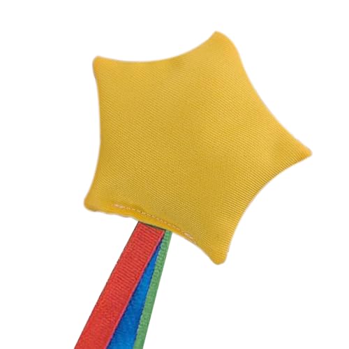 Ziabxhn Wurfsäckchen Zum Werfen,Kleine Wurfsäckchen Im Stern-Design - Tragbares Wurfspielzeug Mit Bändern Für Garten Camping Unterricht Indoor Outdoor Ziabxhn Wurfsäckchen Zum Werfen,Kleine Wurfsäckchen Im Stern-Design - Tragbares Wurfspielzeug Mit Bändern Für Garten Camping Unterricht Indoor Outdoor von Ziabxhn