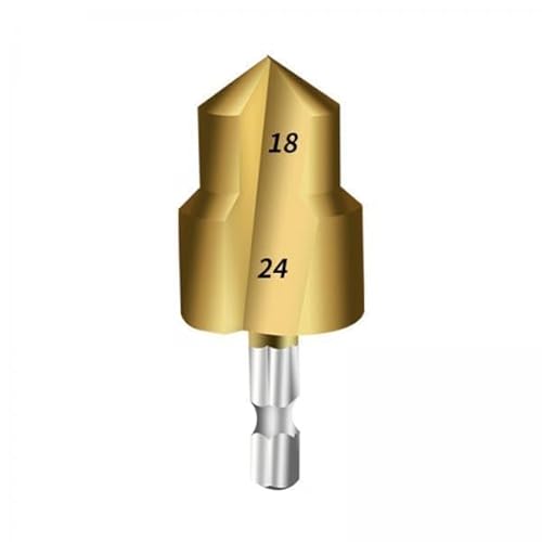 Zialofi 6XPPR Rohr Countersink Bohrer Bitzubehör Professionell Vielseitig für Elektrischen Schraubenschlüssel mit 6,35 Mm Hexagonaler Schaftlegsatzstahl Zialofi 6XPPR Rohr Countersink Bohrer Bitzubehör Professionell Vielseitig für Elektrischen Schraubenschlüssel mit 6,35 Mm Hexagonaler Schaftlegsatzstahl von Zialofi