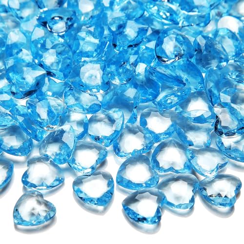 Ziamzra 600 Stück Streudeko Herz Diamantene Hochzeit Deko Blau Streudeko Hochzeit Tischdeko Geburtstag Kristall Deko Acryl Dekosteine Glassteine Deko für DIY Vase Valentinstag - 12mm Ziamzra 600 Stück Streudeko Herz Diamantene Hochzeit Deko Blau Streudeko Hochzeit Tischdeko Geburtstag Kristall Deko Acryl Dekosteine Glassteine Deko für DIY Vase Valentinstag - 12mm von Ziamzra
