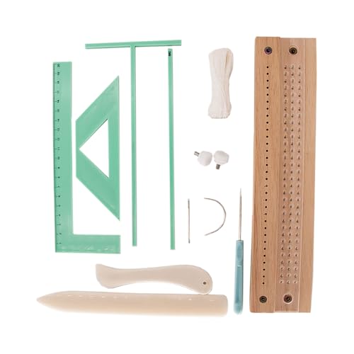 Zibeem Buchbindeset - Handbuchbinden Prägewerkzeug Leitsystem | Bindezubehör Zum Manuellen Nähen Für Alben Papierarbeiten Scrapbooking Lehrer Schüler Zibeem Buchbindeset - Handbuchbinden Prägewerkzeug Leitsystem | Bindezubehör Zum Manuellen Nähen Für Alben Papierarbeiten Scrapbooking Lehrer Schüler von Zibeem