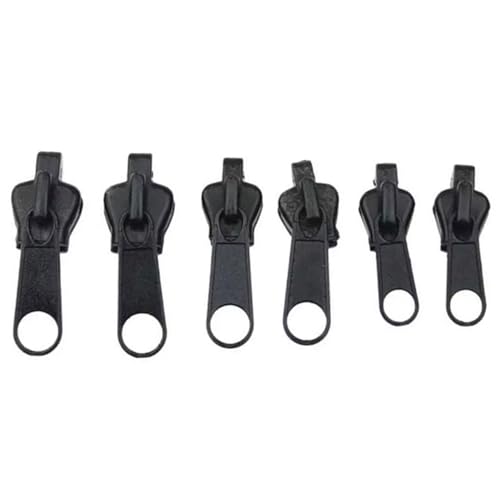 Zibeem Ersatz des Reißverschlussschiebers | 6-teiliges schweres Reißverschluss-Fixierer-Reißverschlusszieher-Set,Flexibles, multifunktionales Reparaturset für Reißverschlussschieber, abnehmbare Zibeem Ersatz des Reißverschlussschiebers | 6-teiliges schweres Reißverschluss-Fixierer-Reißverschlusszieher-Set,Flexibles, multifunktionales Reparaturset für Reißverschlussschieber, abnehmbare von Zibeem