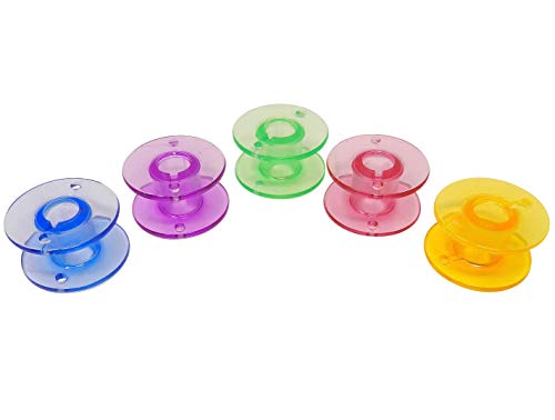 Farbige Bunte Kunststoff Spulen für Lifetec Nähmaschinen von ZickZackNaehmaschine