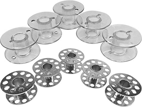 Metall Spulen + Kunststoff Spulen für Bernina Nähmaschine 10 St. Metall Spulen + Kunststoff Spulen für Bernina Nähmaschine 10 St. von ZickZackNaehmaschine