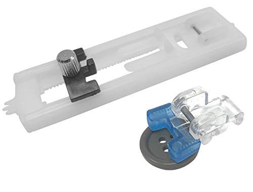 Z.Z.N. Knopflochschiene/Knopflochfuß & Knopfannähfuß für Victoria, Quigg, Kenmore Lidl, Aldi, FIF, TCM, Blaupunkt, Janome, Veritas, Toyota, Quasatron und Amysa Nähmaschine von ZickZackNaehmaschine