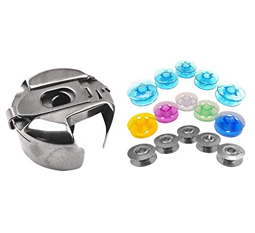 ZickZackNaehmaschine Spulenkapsel Farbige Bunte Transparente Kunststoff und Metall Spulen Sortiment für Pfaff varimatic, tipmatic, hobbymatic ZickZackNaehmaschine Spulenkapsel Farbige Bunte Transparente Kunststoff und Metall Spulen Sortiment für Pfaff varimatic, tipmatic, hobbymatic von ZickZackNaehmaschine