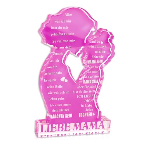 Ideen Bester Mama Geschenk Geburtstag, Liebe Ma ma Acryl Dekoration, Muttertagsgeschenke für Mama von Tochter, Weihnachten Mutter Tochter Geschenk Ideen Bester Mama Geschenk Geburtstag, Liebe Ma ma Acryl Dekoration, Muttertagsgeschenke für Mama von Tochter, Weihnachten Mutter Tochter Geschenk von Zidoley