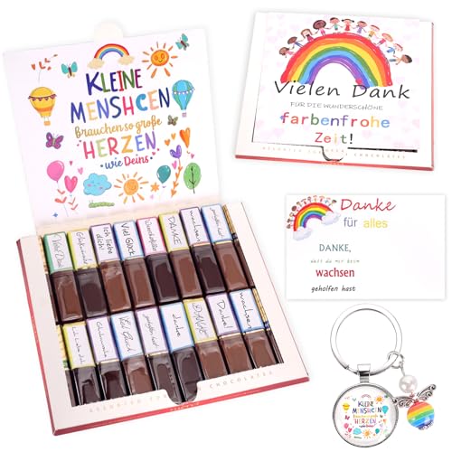 Papa Geschenk Geburtstag Aufkleber Set Passend für Merci Schokolade 250g, vorgedruckten und Blanko Aufklebern Vatertag Grußkarte Schlüsselanhänger (ohne Schokolade) (Erzieherin Geschenk) von Zidoley