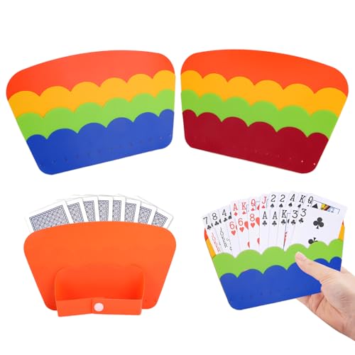 Zidoley 2 Stück Kartenhalter Kinder, Spielkartenhalter, Kartenhalter Spielkarten, Kunststoff Wiederverwendbar Karten Halter, Freisprech Kartenständer für Senioren Erwachsene und Kinder Zidoley 2 Stück Kartenhalter Kinder, Spielkartenhalter, Kartenhalter Spielkarten, Kunststoff Wiederverwendbar Karten Halter, Freisprech Kartenständer für Senioren Erwachsene und Kinder von Zidoley