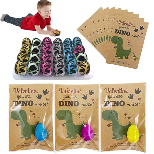 Dinosaurier Eier Schlüpfen | 24 Pack -Ðino -Eier Im Wasser | Bunte Crack Open -Spielzeuge Für Kleinkinder Alter 3+ | Fun Ṕarty Gefälligkeiten Und Valentinstagsgeschenke Für Kinder & Dinosaurierliebhab Dinosaurier Eier Schlüpfen | 24 Pack -Ðino -Eier Im Wasser | Bunte Crack Open -Spielzeuge Für Kleinkinder Alter 3+ | Fun Ṕarty Gefälligkeiten Und Valentinstagsgeschenke Für Kinder & Dinosaurierliebhab von Ziennhu