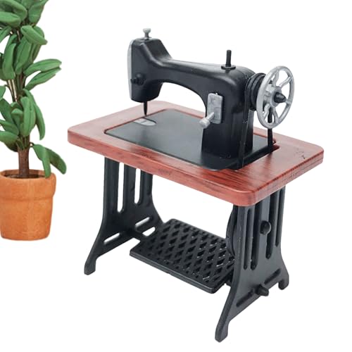 Nähmaschine Miniatur | Bastelmodell im Vintage-Stil mit detailliertem Finish, ideal für Mini-Szenen und Sammlerstücke | Puppenhaus Accessoire Decor Toy | Holzstichapparatur Dekoration | Nähmaschine Miniatur | Bastelmodell im Vintage-Stil mit detailliertem Finish, ideal für Mini-Szenen und Sammlerstücke | Puppenhaus Accessoire Decor Toy | Holzstichapparatur Dekoration | von Ziennhu