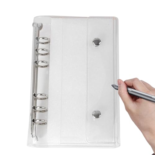 Ordnerhüllen A6/A7-6-Ring Klarsicht PVC Notizbuch Einlegeblatt Ordnerhülle - Loseblatt Sammelmappe für Dokumente Fotos Tickets Budget Schule Büro Kinder Journal Scrapbook Fotokarten Ordnerhüllen A6/A7-6-Ring Klarsicht PVC Notizbuch Einlegeblatt Ordnerhülle - Loseblatt Sammelmappe für Dokumente Fotos Tickets Budget Schule Büro Kinder Journal Scrapbook Fotokarten von Ziennhu