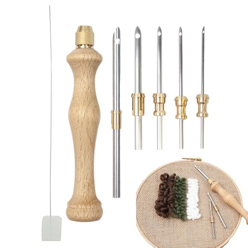 Punch -Nadel -Werkzeug Verstellbare Stickereinadeln | Multisize Nadelköpfe Kit | Craft Punchneedle Set | Wollstoffstichzubehör | Anfängerfreundliche Textilkunstartikel Punch -Nadel -Werkzeug Verstellbare Stickereinadeln | Multisize Nadelköpfe Kit | Craft Punchneedle Set | Wollstoffstichzubehör | Anfängerfreundliche Textilkunstartikel von Ziennhu