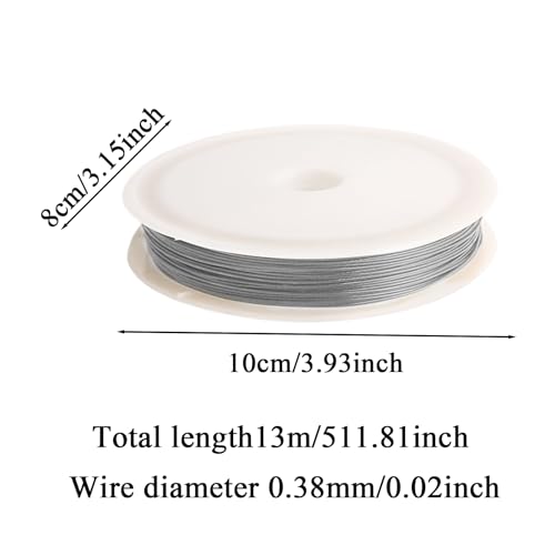 Silver Craft Wire for Jewelry Making | 100FT Non-Tarnish Aluminum Wirre for Wrapping, Weaving, Beading & Sculpting | 2mm Bendable Metal Wiire for Jewellry, Bonsai, Bike Model, | Crafft Wirre for A Silver Craft Wire for Jewelry Making | 100FT Non-Tarnish Aluminum Wirre for Wrapping, Weaving, Beading & Sculpting | 2mm Bendable Metal Wiire for Jewellry, Bonsai, Bike Model, | Crafft Wirre for A von Ziennhu