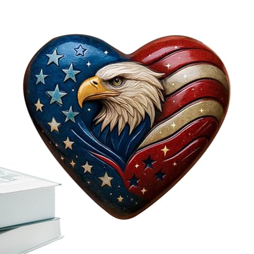 Ziennhu Herz Deko,Flagge Mini Herzen Andenken - Fahne Andenken Eagles Wohnzimmer Schlafzimmer TV Schrank Ziennhu Herz Deko,Flagge Mini Herzen Andenken - Fahne Andenken Eagles Wohnzimmer Schlafzimmer TV Schrank von Ziennhu