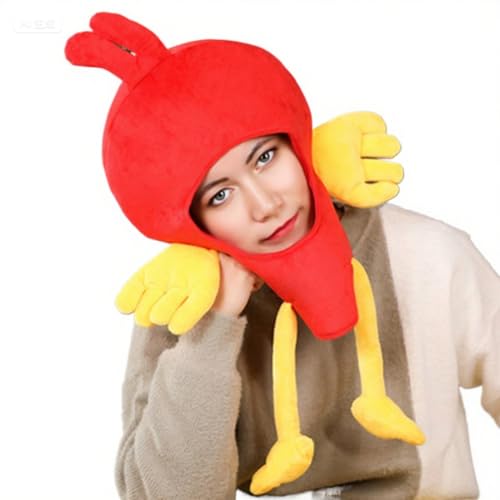 Ziennhu Huhn für Halloween, lustiger Hut, für große | leichtes Partyzubehör für Männer, Frauen und Feierlichkeiten, Kostümpartys von Ziennhu
