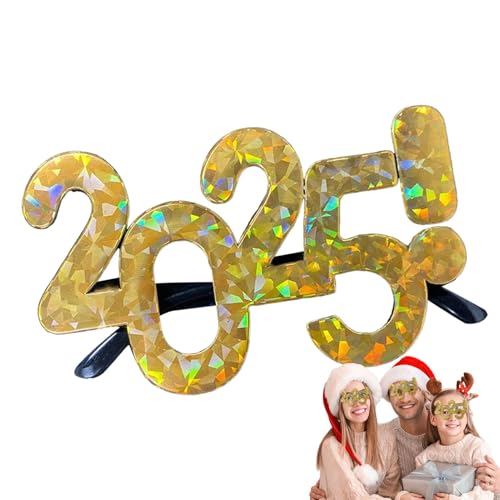 Ziennhu Photobooth Deco New Year - Frohes Neues Jahr Brille 2025 - Cotillons Neujahr - Pailletten Brille Neujahr 2025, 24 Stück Frohes Neues Jahr Papierbrillen Ziennhu Photobooth Deco New Year - Frohes Neues Jahr Brille 2025 - Cotillons Neujahr - Pailletten Brille Neujahr 2025, 24 Stück Frohes Neues Jahr Papierbrillen von Ziennhu