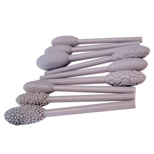 Ziennhu Texture Tool Set - Oval Pattern Rollers - Single Head Modeling Sticks, Per Scultura In Ceramica E Argilla, Testa Singola Per Artigianato, Strumenti Per Texture In Argilla Ziennhu Texture Tool Set - Oval Pattern Rollers - Single Head Modeling Sticks, Per Scultura In Ceramica E Argilla, Testa Singola Per Artigianato, Strumenti Per Texture In Argilla von Ziennhu