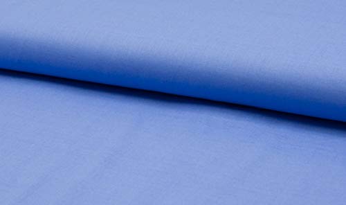 Baumwolle Batist Voile Stoff, leichte Sommerware Meterware/Futterstoff, Taubenblau von Zierstoff einfach nähen