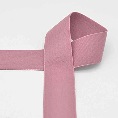 Elastic-Bund, Gummibund, Gummiband, 40 mm breit - 3 Meter, Altrosa Elastic-Bund, Gummibund, Gummiband, 40 mm breit - 3 Meter, Altrosa von Zierstoff einfach nähen