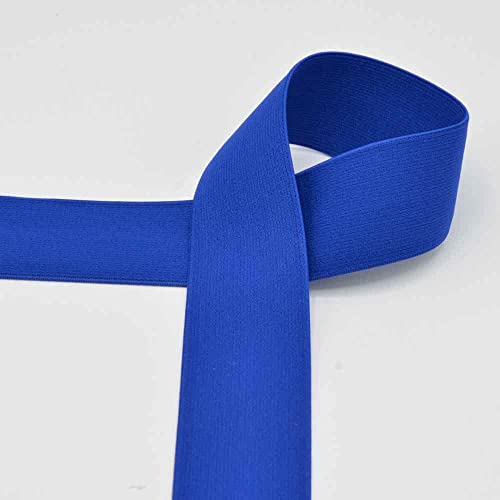 Elastic-Bund, Gummibund, Gummiband, 40 mm breit - 3 Meter, Blau Elastic-Bund, Gummibund, Gummiband, 40 mm breit - 3 Meter, Blau von Zierstoff einfach nähen