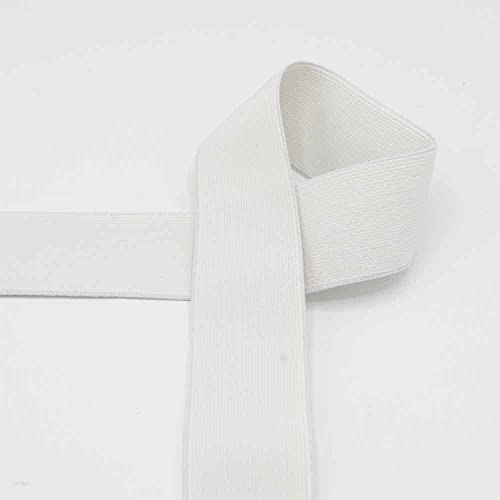 Elastic-Bund, Gummibund, Gummiband, 40 mm breit - 3 Meter, Ecru Elastic-Bund, Gummibund, Gummiband, 40 mm breit - 3 Meter, Ecru von Zierstoff einfach nähen