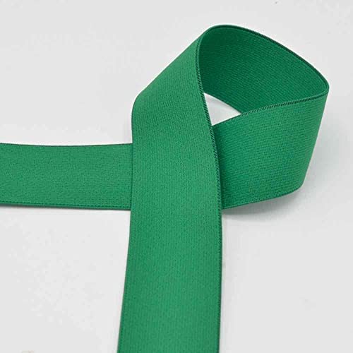 Elastic-Bund, Gummibund, Gummiband, 40 mm breit - 3 Meter, Grasgrün Elastic-Bund, Gummibund, Gummiband, 40 mm breit - 3 Meter, Grasgrün von Zierstoff einfach nähen