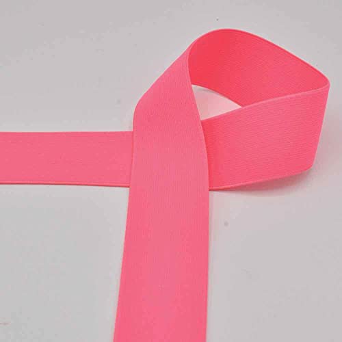 Elastic-Bund, Gummibund, Gummiband, 40 mm breit - 3 Meter, Neon Koralle Elastic-Bund, Gummibund, Gummiband, 40 mm breit - 3 Meter, Neon Koralle von Zierstoff einfach nähen