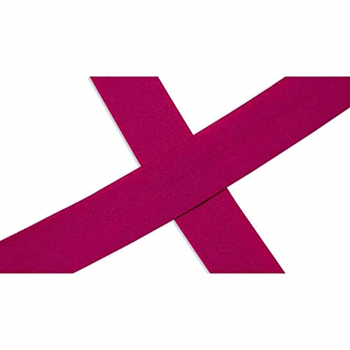 Elastisches Einfassband - unifarben - 5 Meter Länge, Pink von Zierstoff einfach nähen