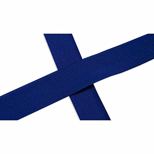 Elastisches Einfassband - unifarben - 5 Meter Länge, Roaylblau von Zierstoff einfach nähen