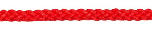Kordel - unifarben - 6 mm breit - 1 Meter, Rot von Zierstoff einfach nähen