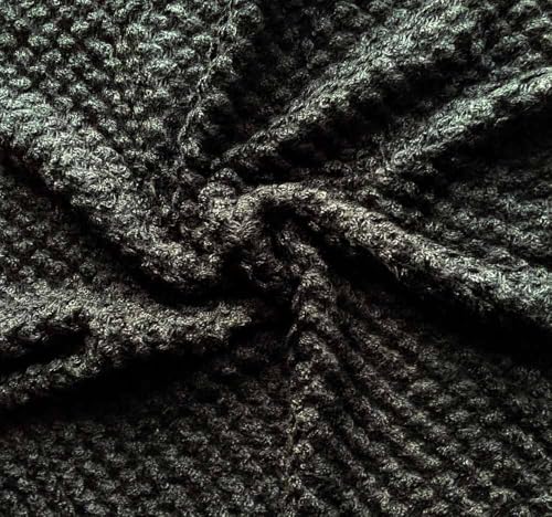 Strickstoff in Schwarz, Lochstrickerei, Meterware, Nähen, 50 cm Strickstoff in Schwarz, Lochstrickerei, Meterware, Nähen, 50 cm von Zierstoff einfach nähen