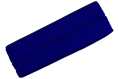 Zierstoff einfach nähen Unifarbenes Schrägband, Jersey, vorgefalzt, 20 mm breit - 2 Packungen á 3 Meter, Royalblau Zierstoff einfach nähen Unifarbenes Schrägband, Jersey, vorgefalzt, 20 mm breit - 2 Packungen á 3 Meter, Royalblau von Zierstoff einfach nähen
