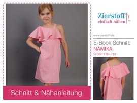 Oneshoulderkleid Namika 110-152 Oneshoulderkleid Namika 110-152 von Zierstoff