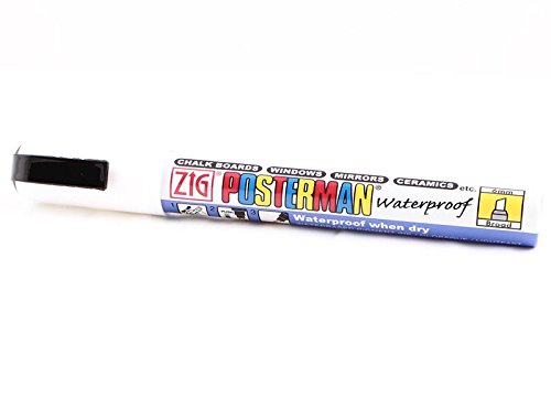 ZIG Posterman Postermarker 5mm - 5 wasserfeste Marker weiß ZIG Posterman Postermarker 5mm - 5 wasserfeste Marker weiß von Zig